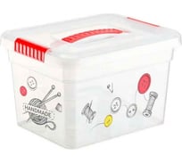 Ящик-органайзер FunBox Хобби Handmade 5 л с ручкой лоток органайзер S 00000047015