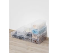 Прозрачная коробка для хранения обуви BIRD HOUSE 10 шт. J0600
