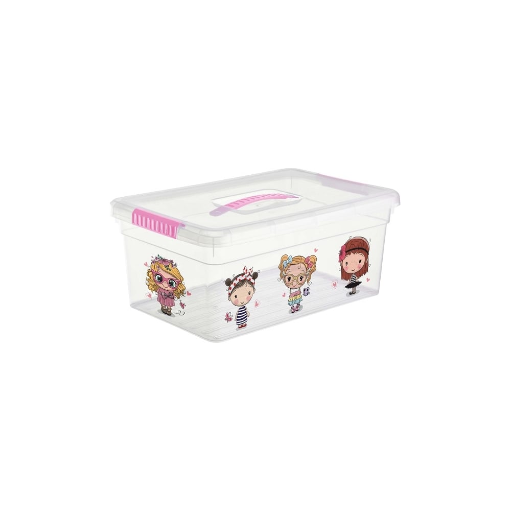 Ящик для хранения FunBox KIDS BOX с ручкой ДЕВОЧКИ 10 л 00000050022 ...