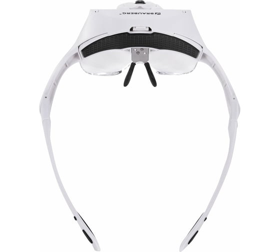 Налобная лупа BRAUBERG с led-подсветкой, 5 сменных линз, 95x33 мм, увеличение 1.0-3.5 455929