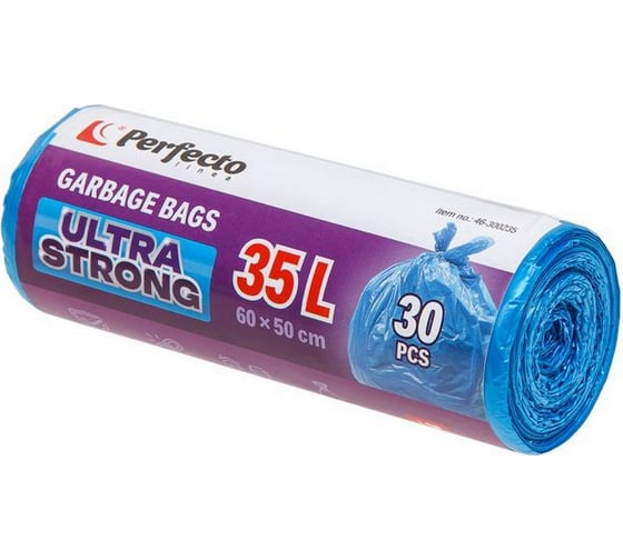 Пакеты для мусора Ultra Strong 35 л, 30 шт PERFECTO LINEA 46-300235
