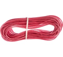 Шнур хозяйственный с полимерным покрытием 3 мм 20м красный Tech-Krep 136609