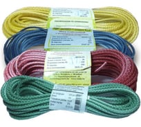 Хозяйственный шнур с полимерным покрытием, армированный 2 мм 20м красный Tech-Krep 136621