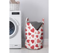 Корзина для хранения вещей JOYARTY Сердечки 35x50 см gaba_422643_M