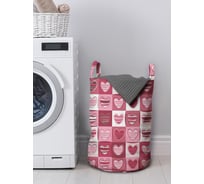 Корзина для хранения вещей JOYARTY Панно с сердцами 35x50 см gaba_422619_M