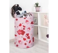Корзина для игрушек JOYARTY Kiss love 40x60 см toba_422659_L