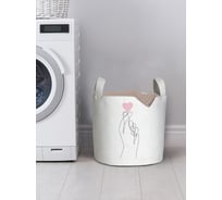 Корзина для хранения вещей JOYARTY Знак любви 35x35 см gaba_422676_S