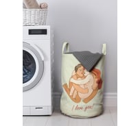 Корзина для хранения вещей JOYARTY Натуральная любовь 35x50 см gaba_422689_M