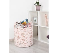 Корзина для игрушек JOYARTY Купидон и птичка 35x35 см toba_422614_S