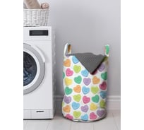 Корзина для хранения вещей JOYARTY Радуга сердец 35x50 см gaba_422645_M