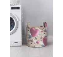 Корзина для хранения вещей JOYARTY Объемные сердца 35x35 см gaba_422656_S