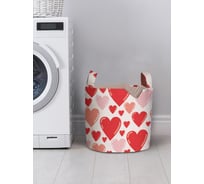 Корзина для хранения вещей JOYARTY Море сердец 35x35 см gaba_422654_S