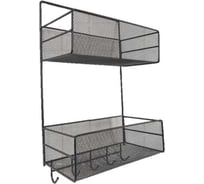 Подвесная корзина Union с крючками 2 шт., 2 яруса, 5 крючков, 26x13x42.5 см 21BT1210B
