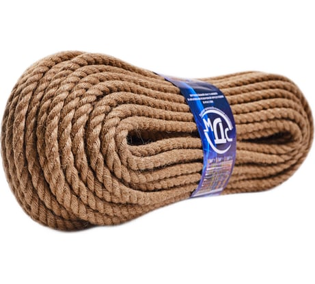 Джутовый канат ТОРГОВО-ПРОИЗВОДСТВЕННАЯ КОМПАНИЯ МДС 10 мм, 50 м 7930050322544