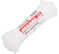 Шнур с сердечником 5мм 20м (белый) REXANT 77-1520-1
