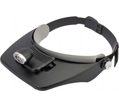 Лупа (налобная, 1.2/1.8/2.5/3.5x, с подсветкой, 2 LED) Pro Legend PL4409