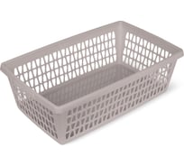 Корзина для хранения Martika Велетта 34x21x10 см, коричнево-серая С713КСЕР