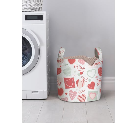 Корзина для хранения вещей JOYARTY Я люблю тебя 35x35 см gaba_422631_S 1