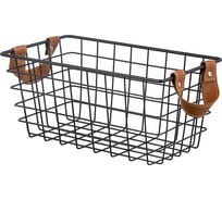 Корзина для хранения Bergenson Bjorn Benoy, 28x16x13 см, черная BB000084