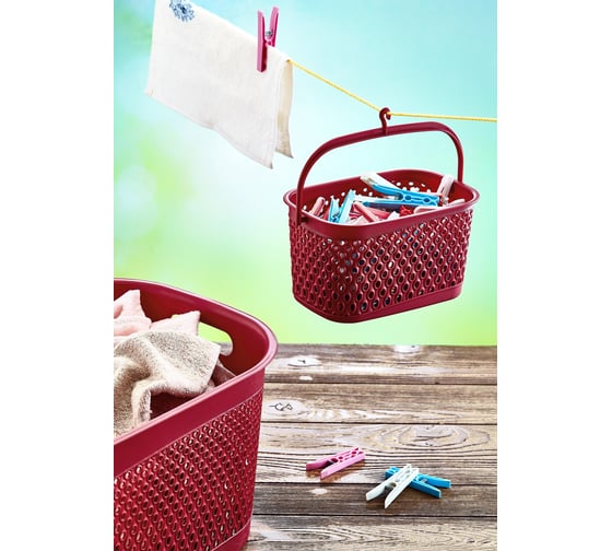 Корзина KATRE Red 3л с крючком, арт. TURAN TRN-172-Red