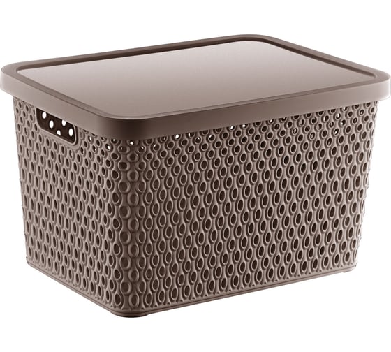 Корзина с крышкой TURAN KATRE Terra 18 л TRN-180-Terra 1