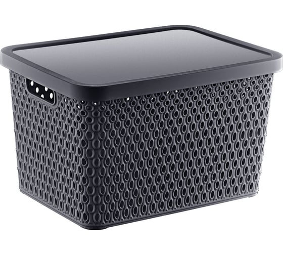 Корзина с крышкой TURAN KATRE Anthracite 18 л TRN-180-Anthr 1