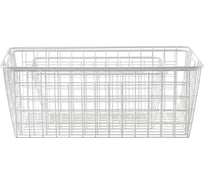 Корзина для хранения Bergenson Bjorn Mina, 28x22,5x12,5 см, белая HF-MN-BSKT-MT-WH-S