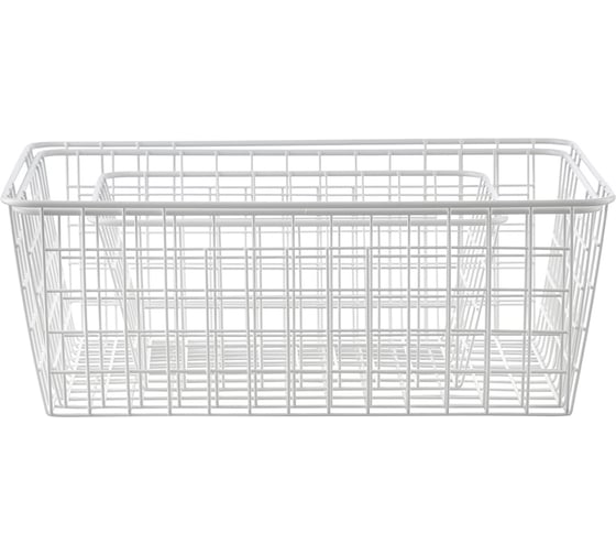 Корзина для хранения Bergenson Bjorn Mina, 28x22,5x12,5 см, белая HF-MN-BSKT-MT-WH-S 1