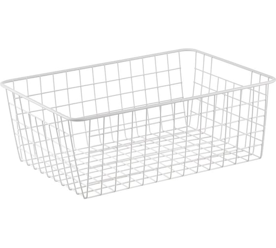 Корзина для хранения Bergenson Bjorn Mina, 38,5x27,5x14 см, белая HF-MN-BSKT-MT-WH-M 1