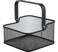 Корзина для хранения Bergenson Bjorn квадратная Ferrant, 20,3x20,3x11,5 см, черная BB000079