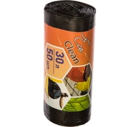 Мешки для мусора Ecoclean (50 шт; 30 л; 6 мкм; 48х55 см) Концепция Быта 1640