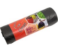 Мешки для мусора Ecoclean (30 шт; 60 л; 6 мкм; 58х65 см) Концепция Быта 2104