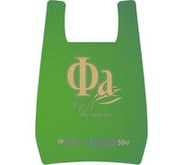 Пакет-майка ЮПЛАСТ ФА 30+16x55 ПНД зеленый1000/100 ЮМАЙ1016/З