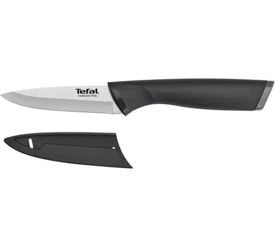 Кухонный нож TEFAL K2213504 2100121732 стальной универсальный для чистки овощей и фруктов лезвие 90 м 1841402