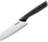 Кухонный нож TEFAL K2213604 2100121739 стальной сантоку лезвие 120 мм прямая заточка серебристый/черный 1839884 2