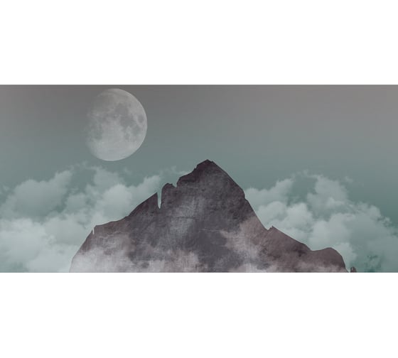 Корзина для белья в ванную, органайзер для хранения вещей JOYARTY Ночной пейзаж 60x40 см gaba_423252_L