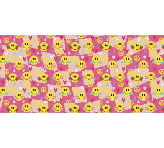 Корзина для белья в ванную, органайзер для хранения вещей JOYARTY Smiling face 60x40 см gaba_423257_L