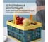 Ящик для хранения Nonstopika ZDK Homium, зеленый/желтый, складной короб с ручками box01 2