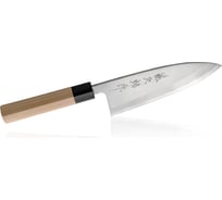 Кухонный нож TOJIRO деба традиционный japanese, длина лезвия 180 мм, сталь "aogami", 2 слоя, рукоять дерево F-977