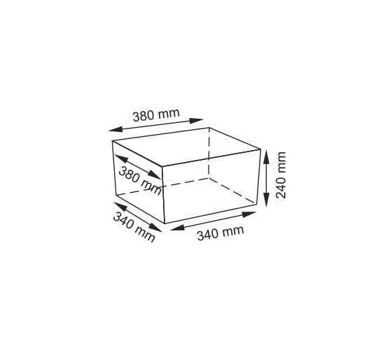 Плетеная корзина для белья WasserKraft WB-880-L