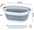 Складной тазик SL силиконовый SM-PR139/PK (розовый, 39 литров) SanTrade 4514 2