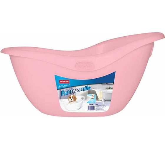 Универсальный таз Hausmann Funny Smile 12 л, цвет розовый HM-1089