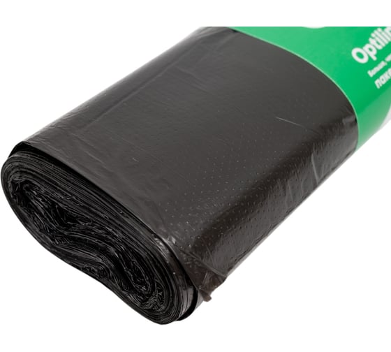 Пакеты для мусора ПНД 50x60 см, 30 л, черные, в рулоне 20 шт. Optiline 23-1051