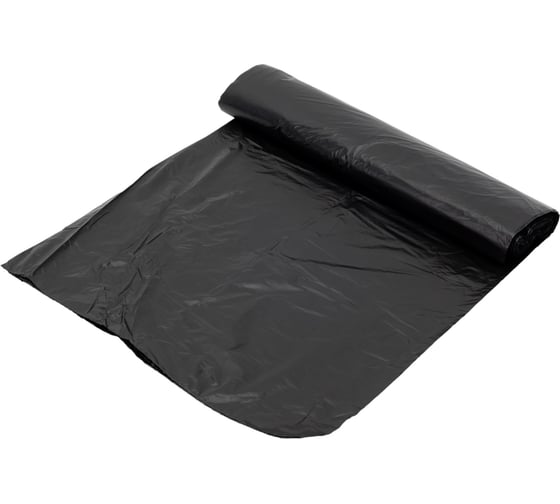 Пакеты для мусора ПНД 50x60 см, 30 л, черные, в рулоне 30 шт. Премиум Optiline 23-1050
