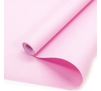 Упаковочная бумага Дон Баллон Крафт (0,7x10 м) Тонировка, Розовый, 1 шт. 72078
