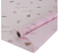 Упаковочная матовая пленка Дон Баллон 45 мкм (0,6x10 м) Like, Розово-лавандовый, 1 шт. 19567P