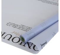 Упаковочная матовая пленка Дон Баллон Bounjour, 45 мкм, 0.6x10 м, Пыльно-голубой, 1 шт. 19392