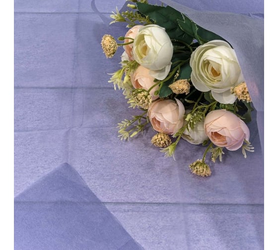 Упаковочная бумага Дон Баллон Тишью, 0.5x0.65 м, Пурпурно-синий, 10 шт. 000100/25 1