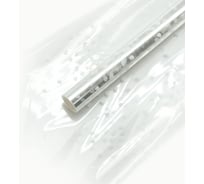 Упаковочная пленка Дон Баллон 0.7x7.5 м, Поэма о любви (сердечки), Белый, 1 шт. П248