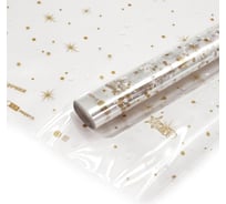 Упаковочная пленка Дон Баллон 0.7x8 м, Звездные искорки, Золото, 1 шт. 3992/73116